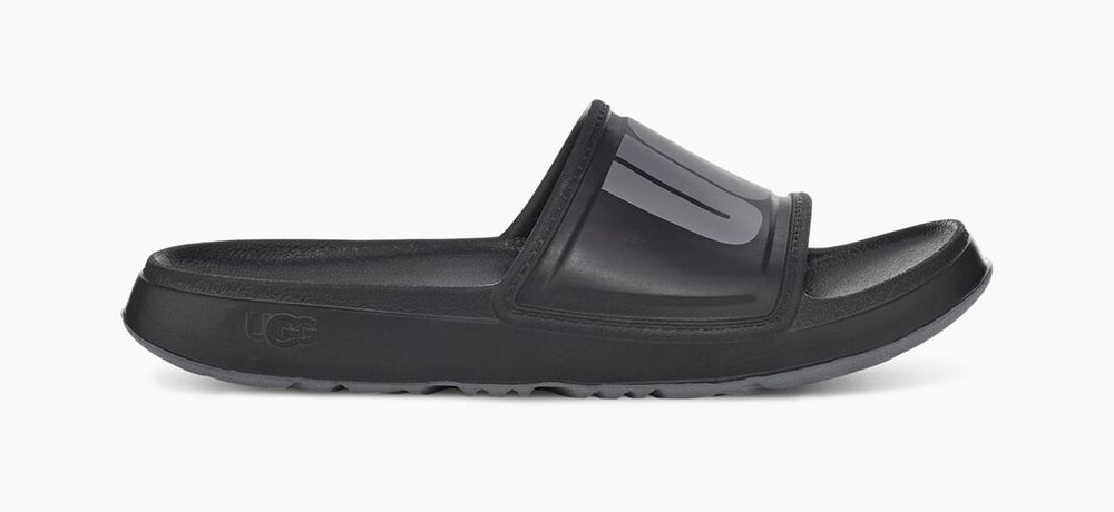 Ugg Wilcox - Mens Slides - Black - NZ (1674IZWEO)